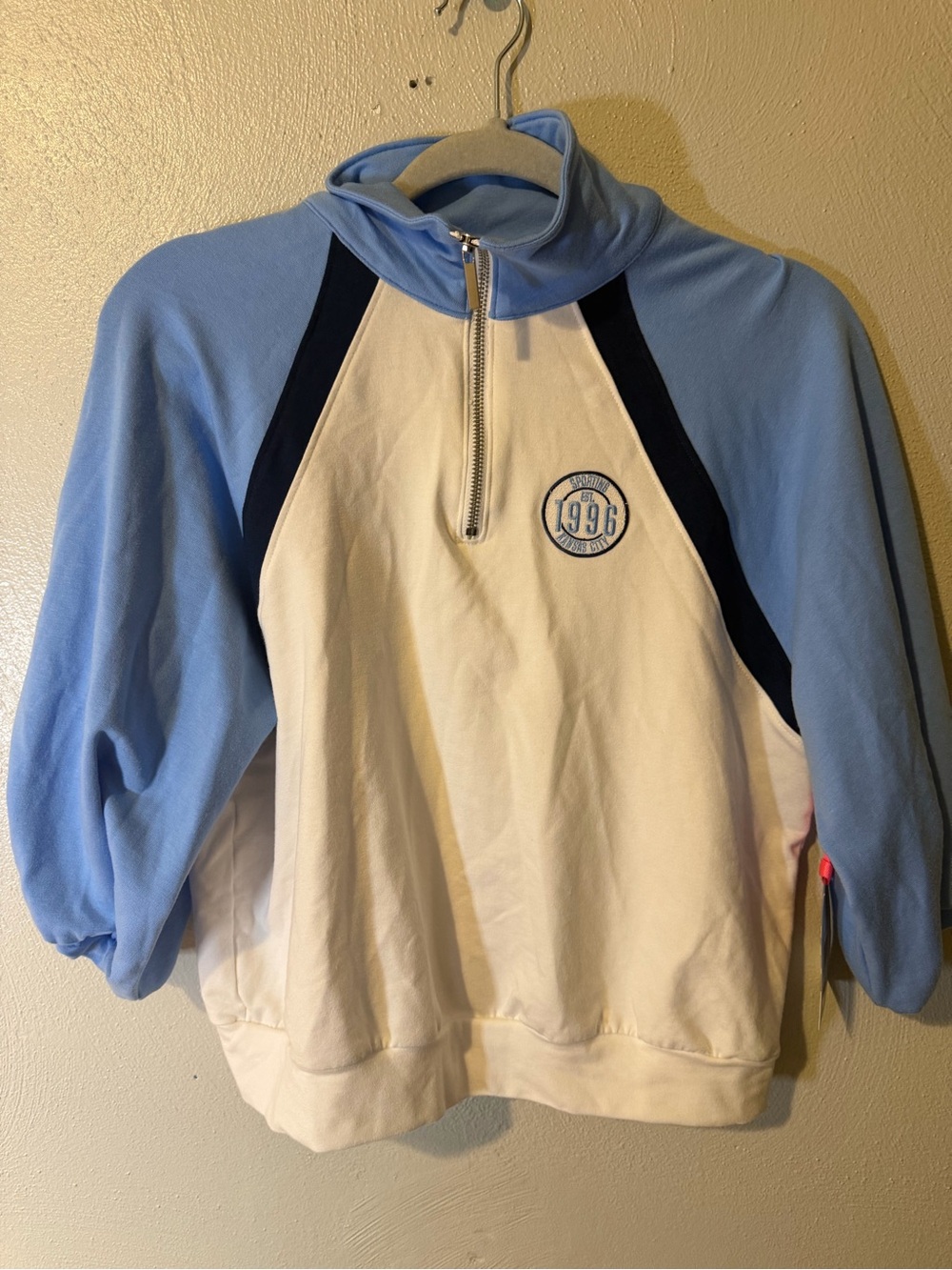 Lusso supporting Kansas city MLS Half-Zip Pullover Sweatshirt